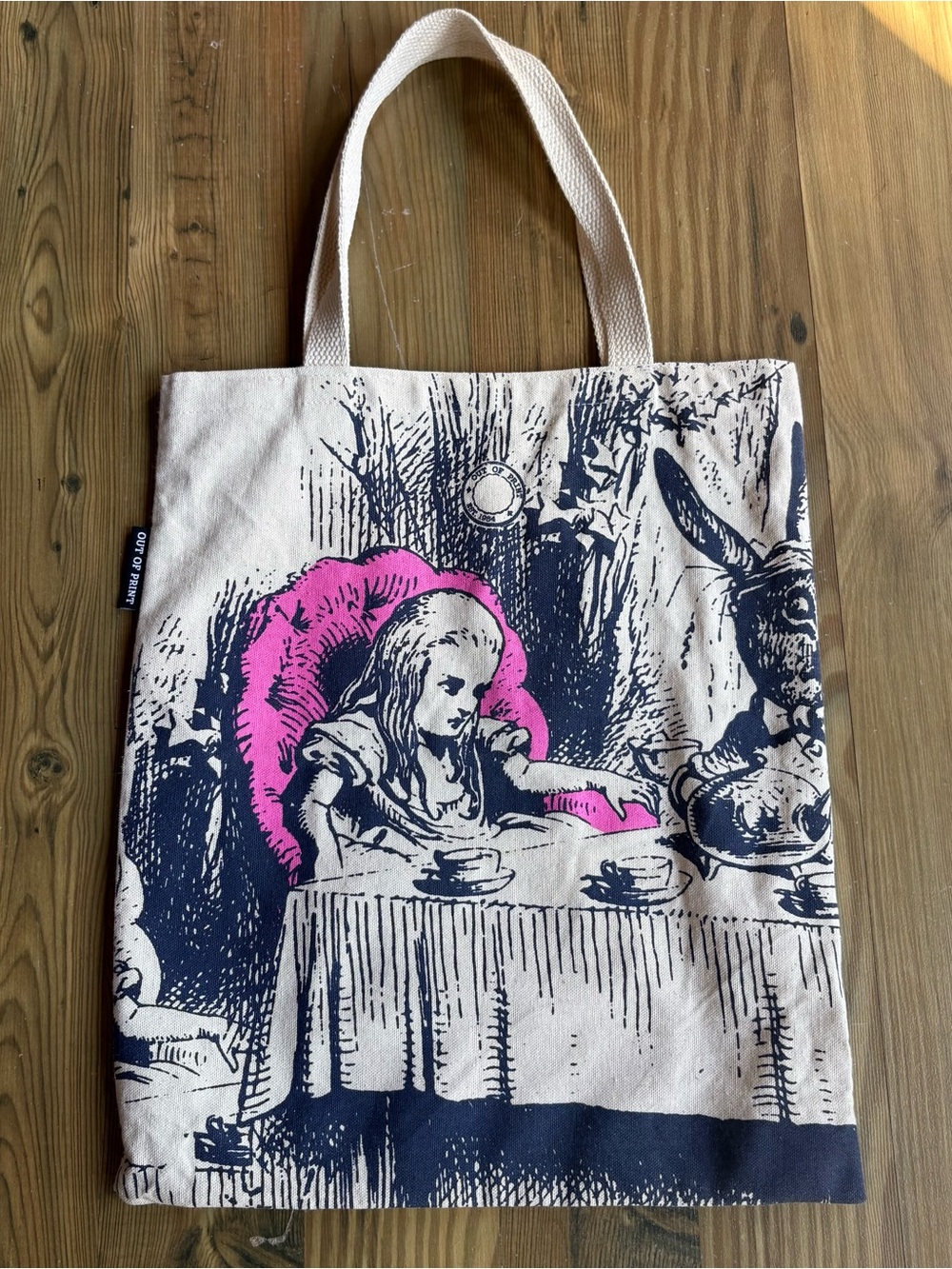 Alice in Wonderland Canvas Tote Bag